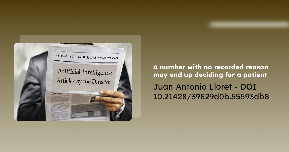 A number with no recorded reason may end up deciding for a patient A number with no recorded reason may end up deciding for a patient